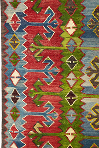 Vintage Anatolian Kilim  161x295 cm .