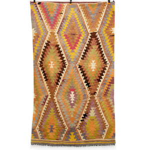 Vintage Anatolian Kilim  132x224 cm .