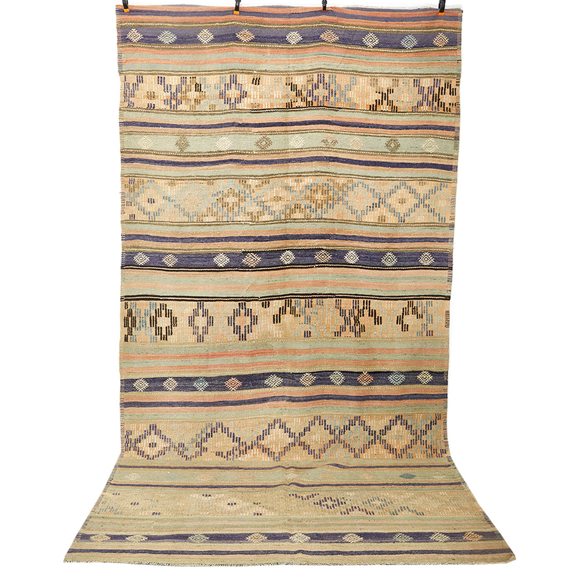 Vintage Anatolian Kilim  192x350 cm .