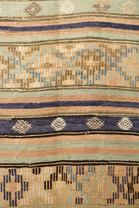 Vintage Anatolian Kilim  192x350 cm .