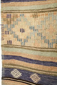 Vintage Anatolian Kilim  192x350 cm .