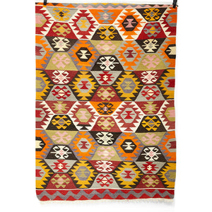 Vintage Anatolian Tavas Kilim  121x171 cm .