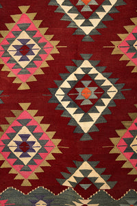 Vintage Anatolian Karakecili Kilim 167x204 cm.