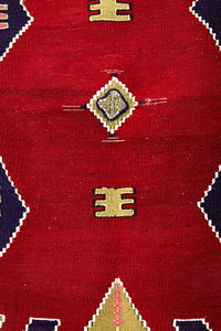 Vintage Anatolian Dazkiri Kilim  74x120 cm .