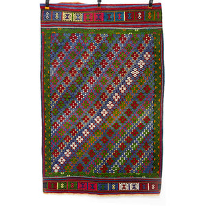 Vintage Anatolian Cicim Kilim  90x143 cm .
