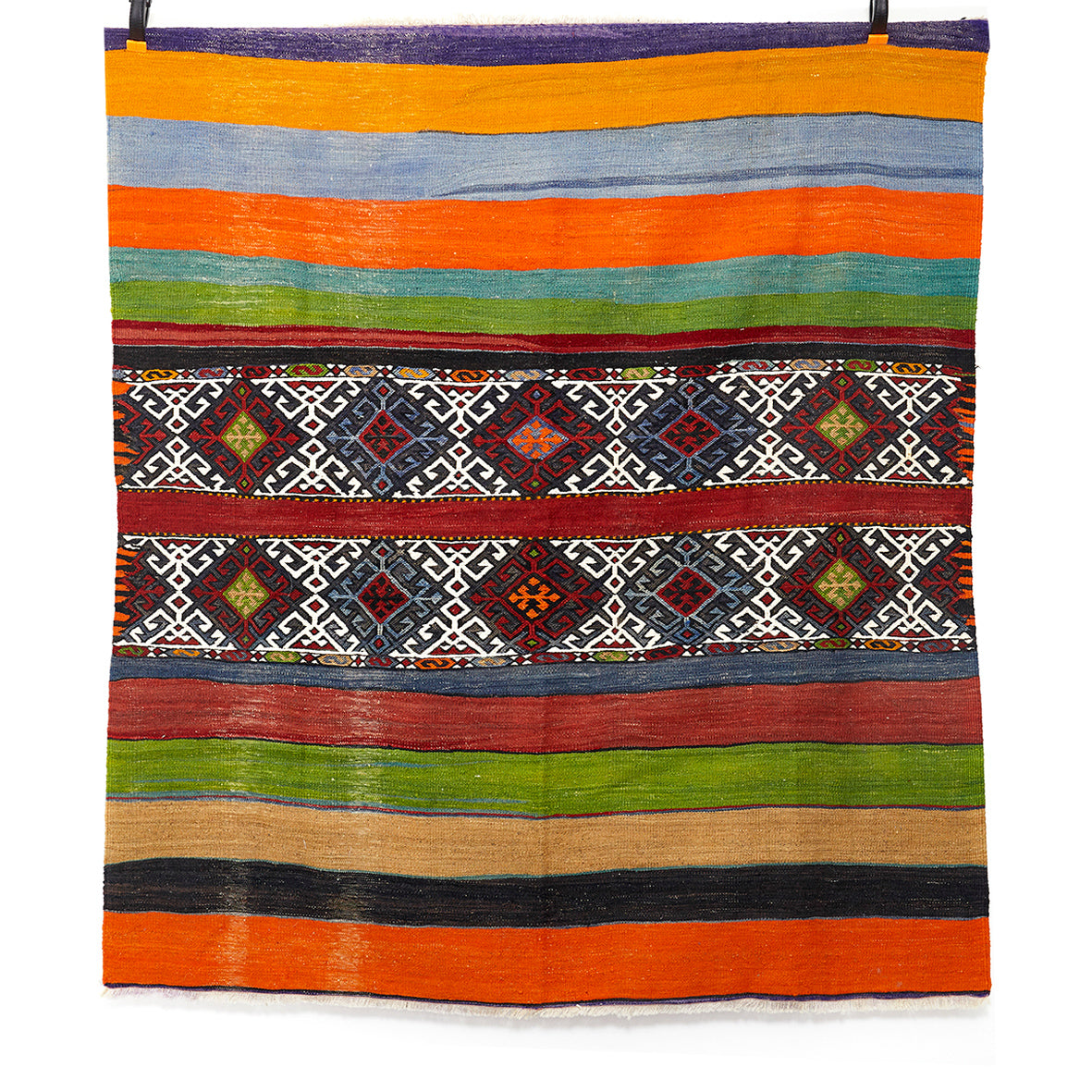 Vintage Anatolian Kilim  128x146 cm .