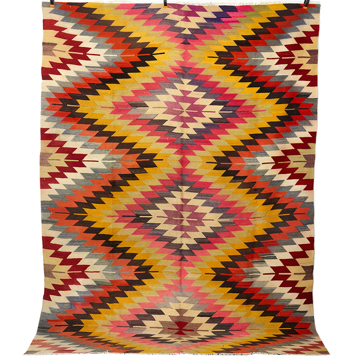 Vintage Anatolian Kilim  220x292 cm .