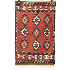 Vintage Anatolian Karakecili Kilim  81x130 cm .