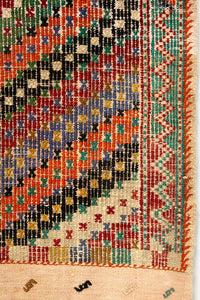 Vintage Anatolian Cicim Kilim  125x128 cm .