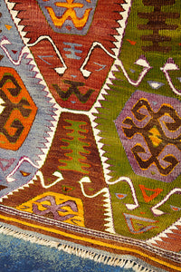 Vintage Anatolian Barak Kilim  150x171 cm .