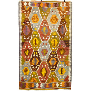 Vintage Anatolian Barak Kilim  149x247 cm .