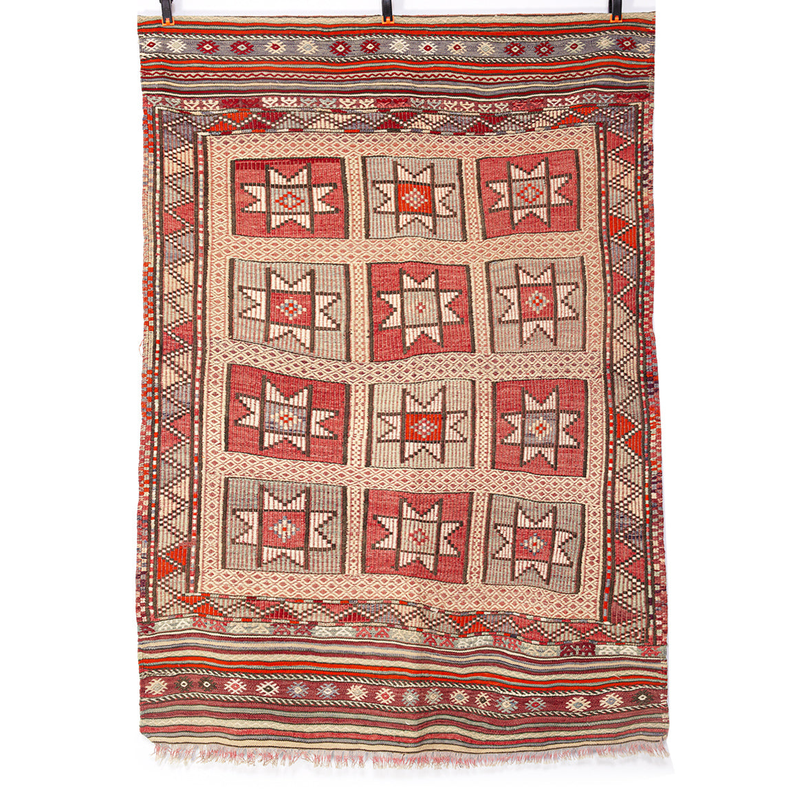 Vintage Anatolian Kilim 124x176 cm .