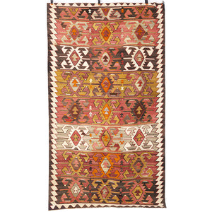 Vintage Anatolian Barak Kilim  150x262 cm .