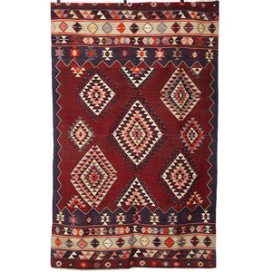 Vintage Anatolian Karakecili Kilim 166x254 cm .