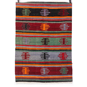 Vintage Anatolian Kilim  100x145 cm .