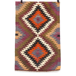 Vintage Anatolian Kilim  65x160 cm .
