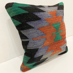 Set of 2 Vintage Kilim Cushions