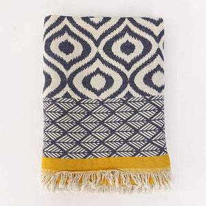 Blue / Yellow Throw