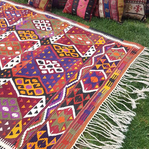 Vintage Anatolian Barak Kilim   156x266 cm .