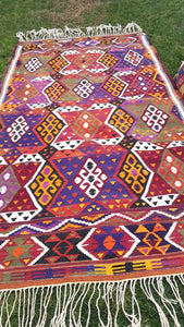 Vintage Anatolian Barak Kilim   156x266 cm .