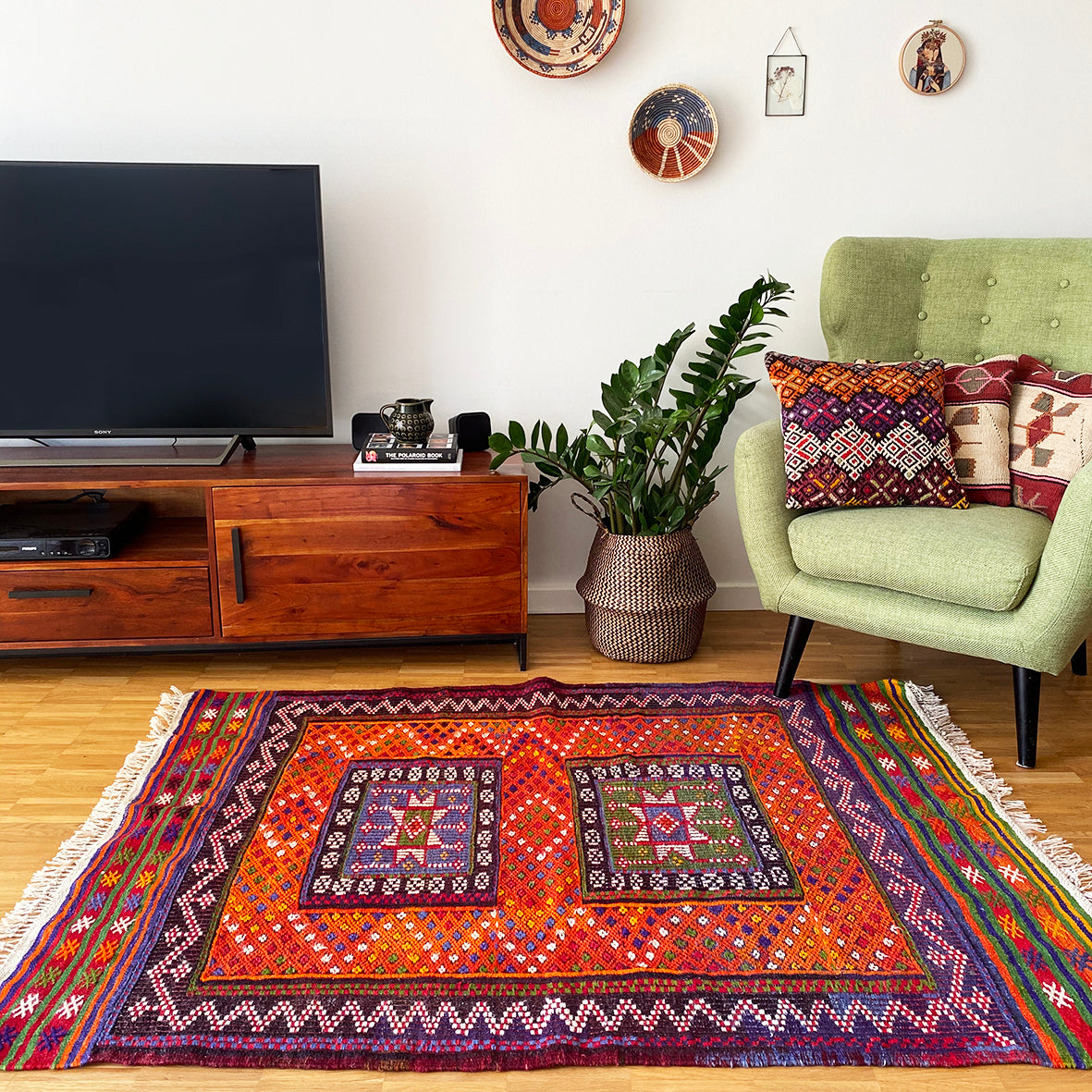 Vintage Anatolian  Kilim