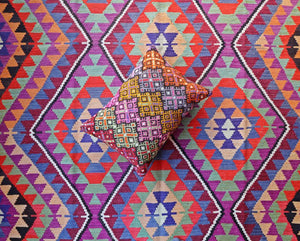 Vintage Anatolian Kilim   162x315 cm .