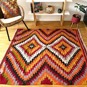 Vintage Anatolian Kilim   144x169 cm .