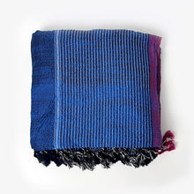 Charger l&#39;image dans la galerie, Peshtemal Red Striped Navy
