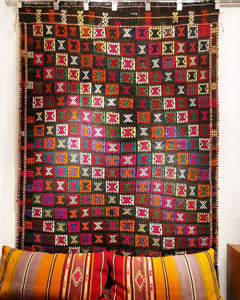 Vintage Anatolian Cicim Kilim   143x200 cm .