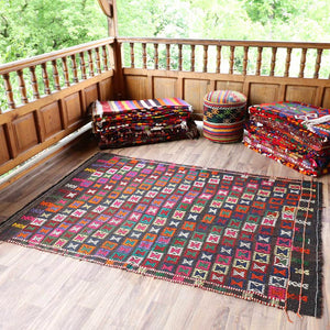 Vintage Anatolian Cicim Kilim   143x200 cm .