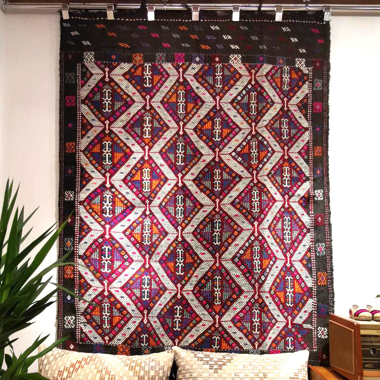Vintage Anatolian Cicim Kilim   143x206 cm