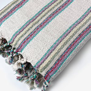 Striped Cream Eye Peshtemal