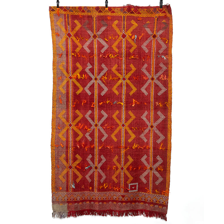 Vintage Anatolian Kilim   133x237 cm .
